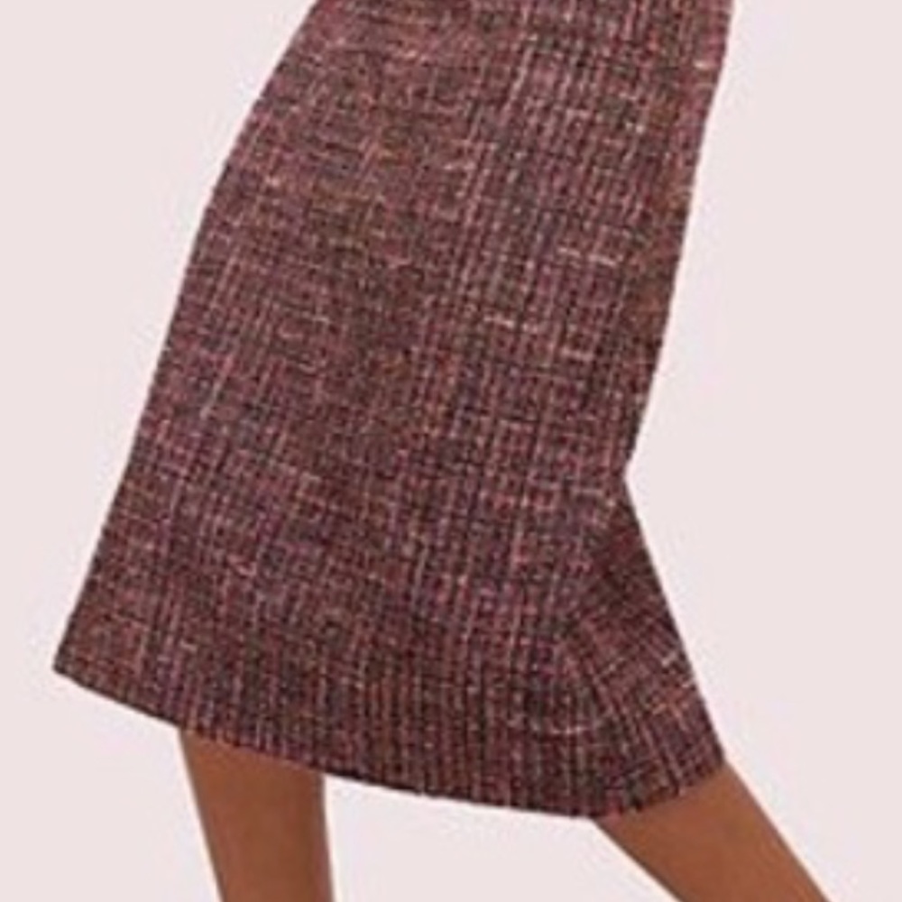 NWOT Kate Spade Tweed MIDI Skirt